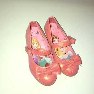 Sparkley Pink Disney Princess Dress Shoes - size 8